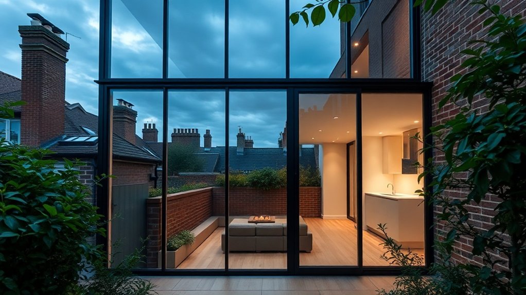 Glass Extension Walls Buckingham